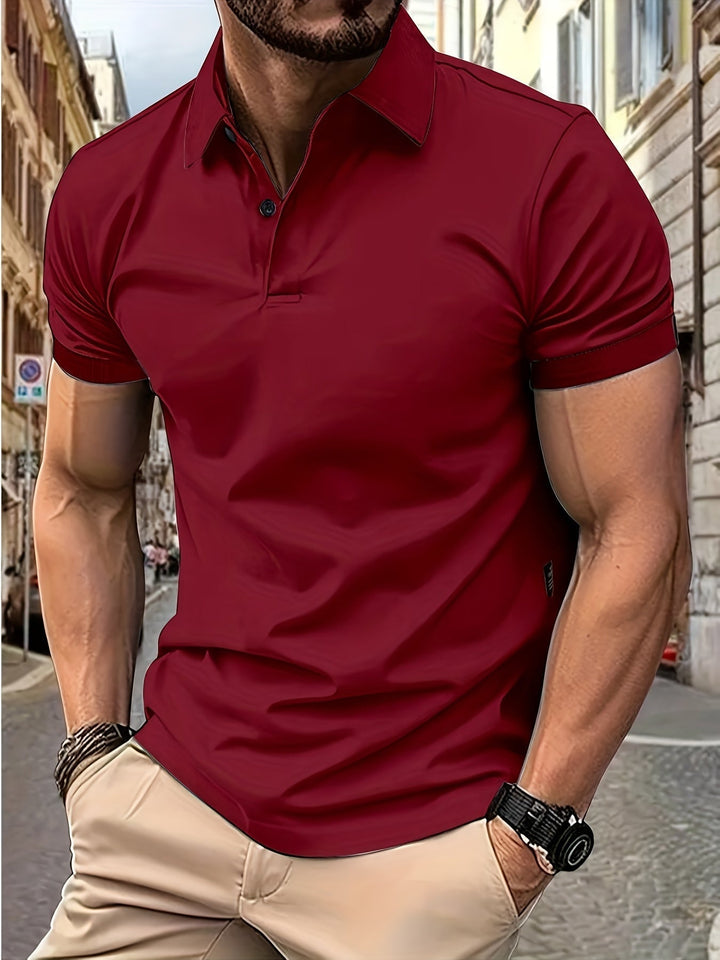 Slim Fit Poloshirt med Kent-krave