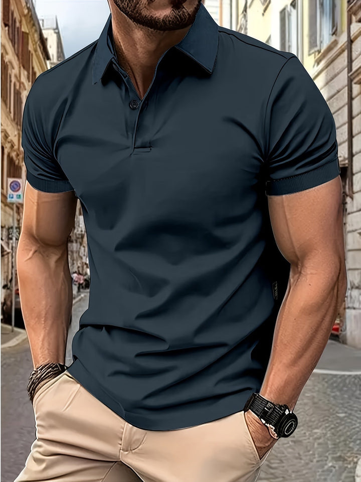Slim Fit Poloshirt med Kent-krave