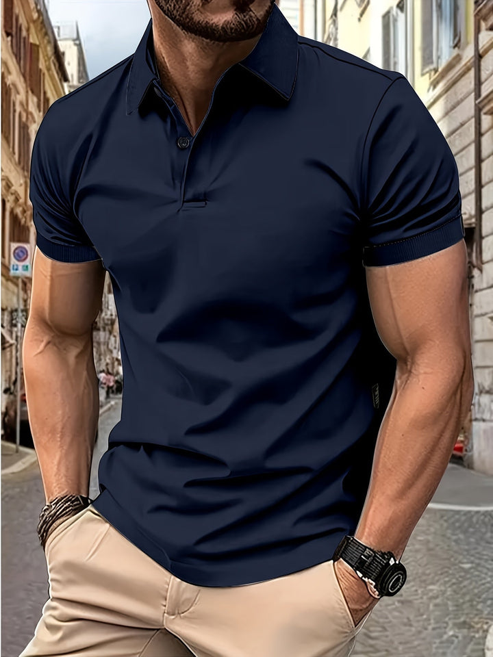 Slim Fit Poloshirt med Kent-krave