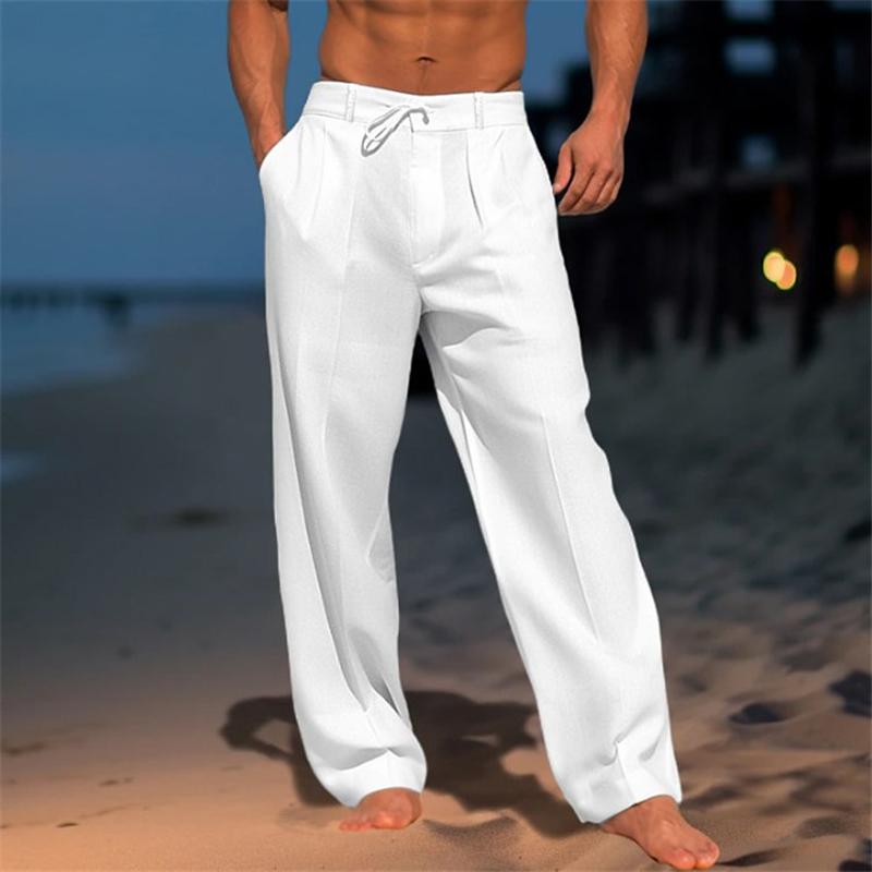 Lette Herrenhose med Kordelzug til Sommer