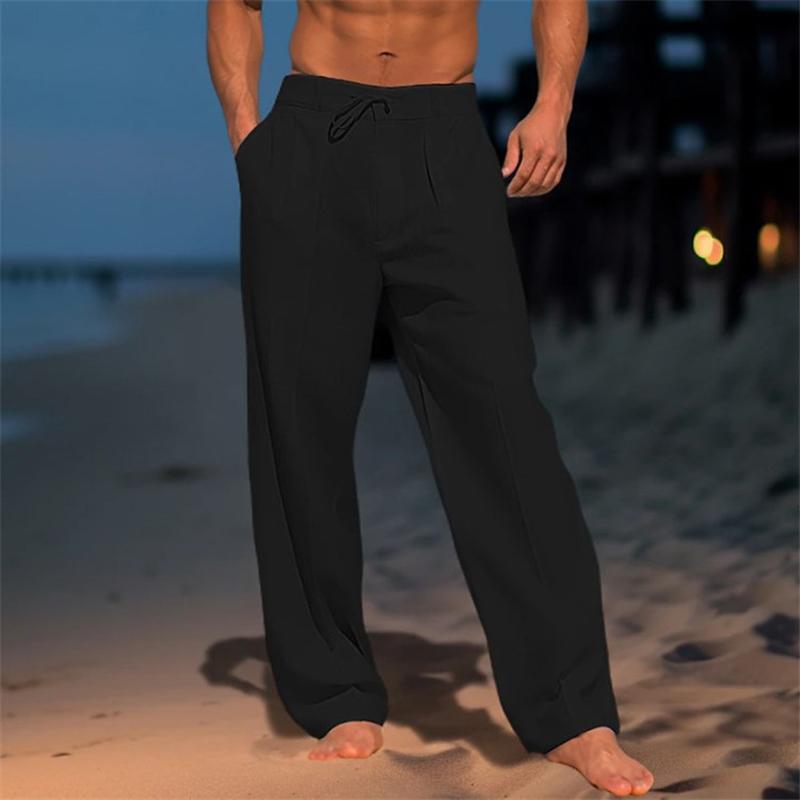 Lette Herrenhose med Kordelzug til Sommer