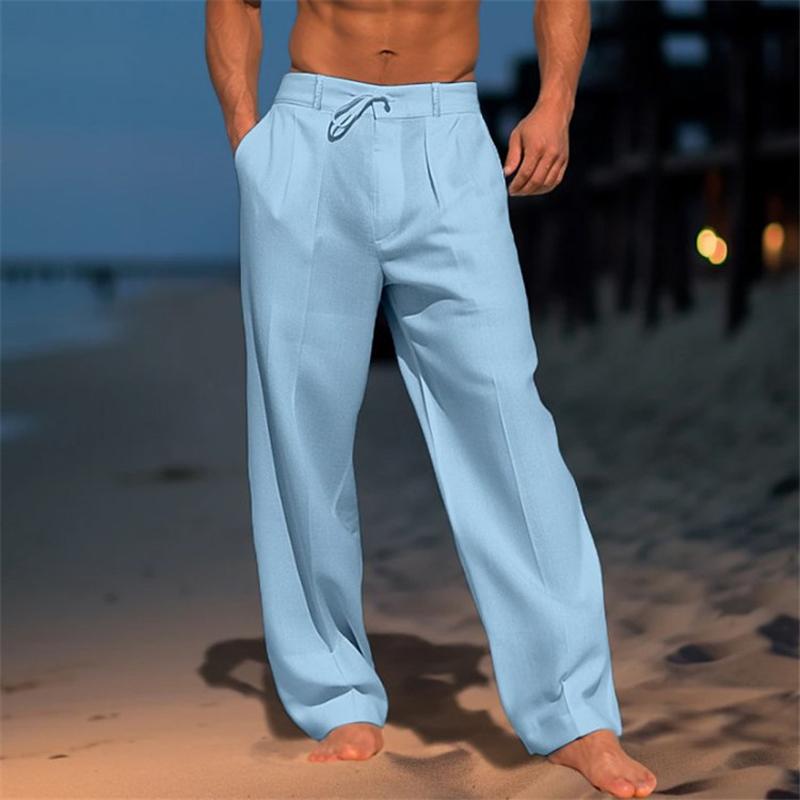 Lette Herrenhose med Kordelzug til Sommer