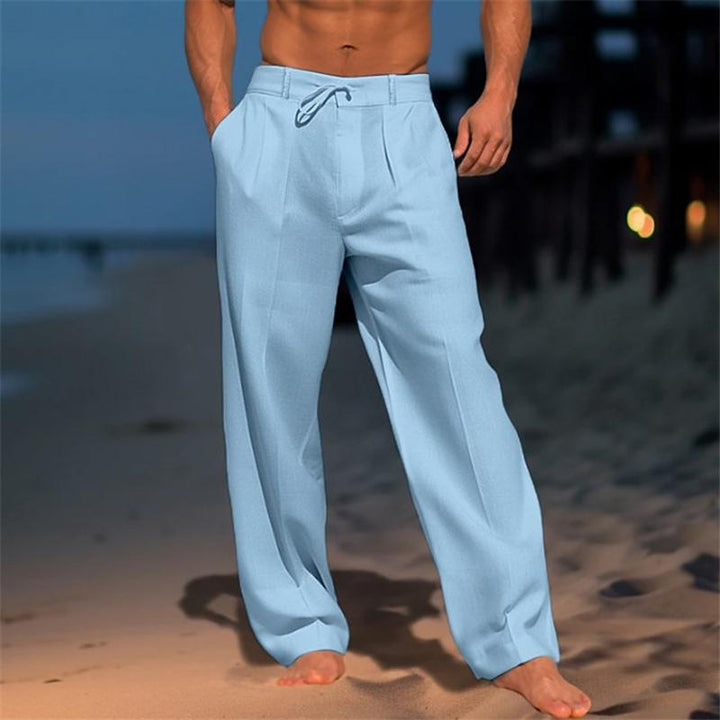 Lette Herrenhose med Kordelzug til Sommer