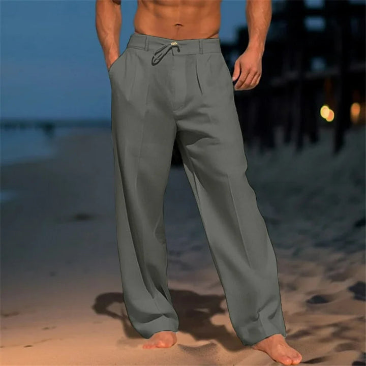 Lette Herrenhose med Kordelzug til Sommer