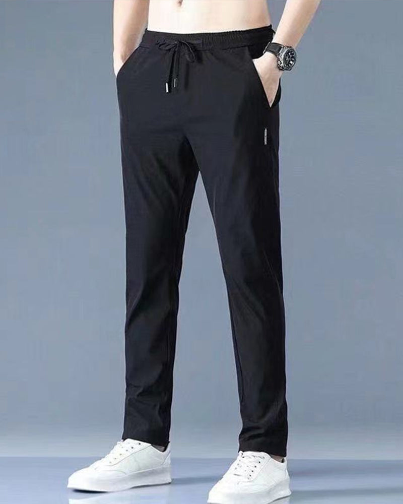 Slim Fit Herrenhose med Kordelzug