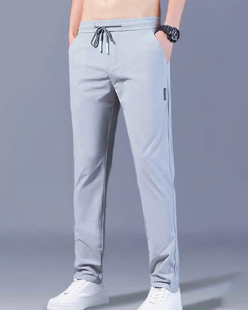 Slim Fit Herrenhose med Kordelzug