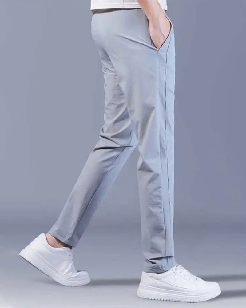 Slim Fit Herrenhose med Kordelzug