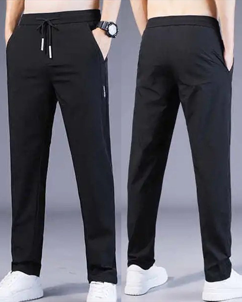 Slim Fit Herrenhose med Kordelzug