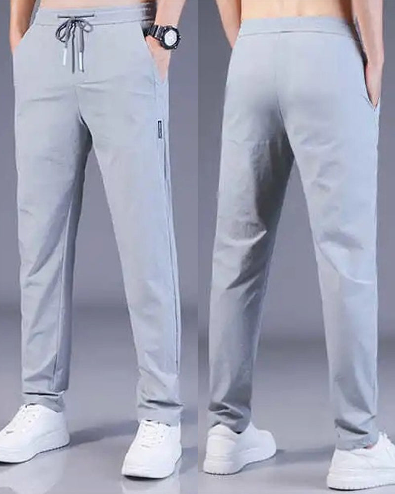 Slim Fit Herrenhose med Kordelzug