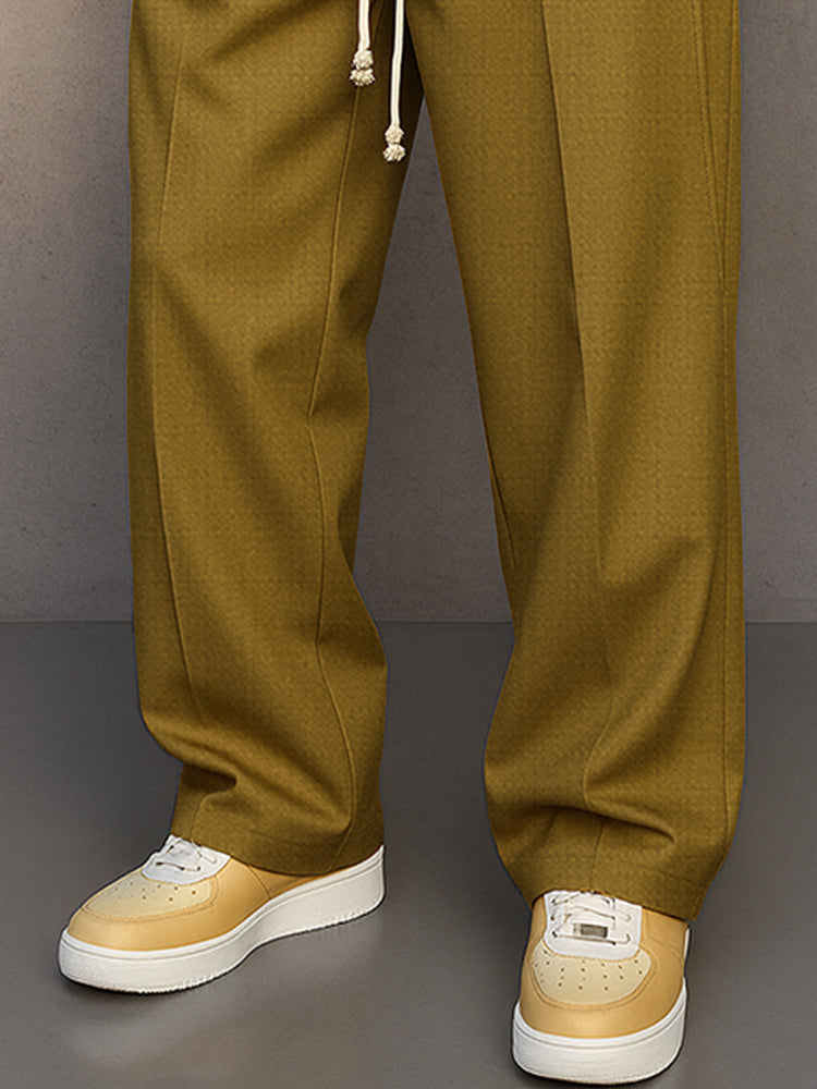 Relaxed Fit Herrenhose med Kordelzug