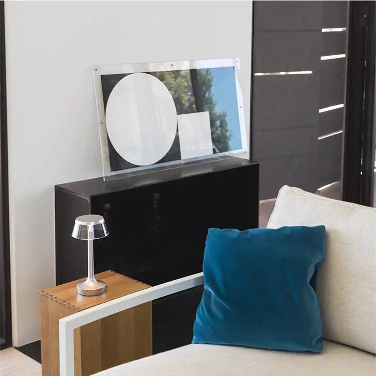 Genopladelig Touch Control Bordlampe i Krystaldesign