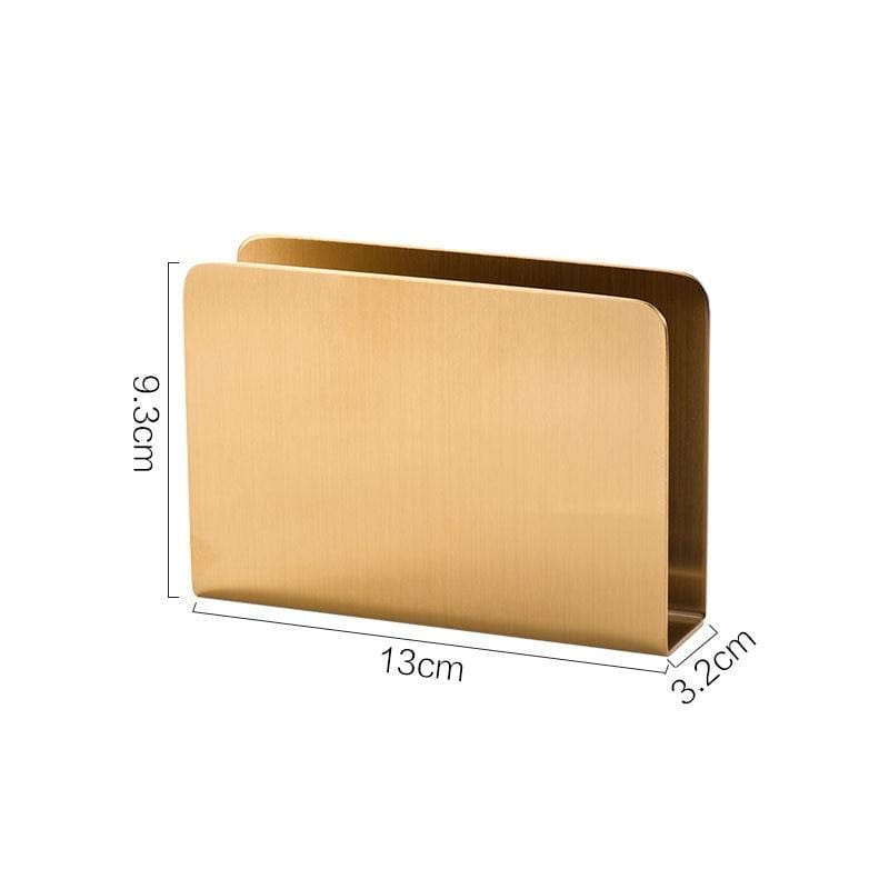 Elegant Servietholder i Rustfrit Stål med Minimalistisk Design