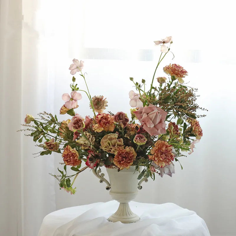Vintage Jern Chalice Vase med Retro Finish