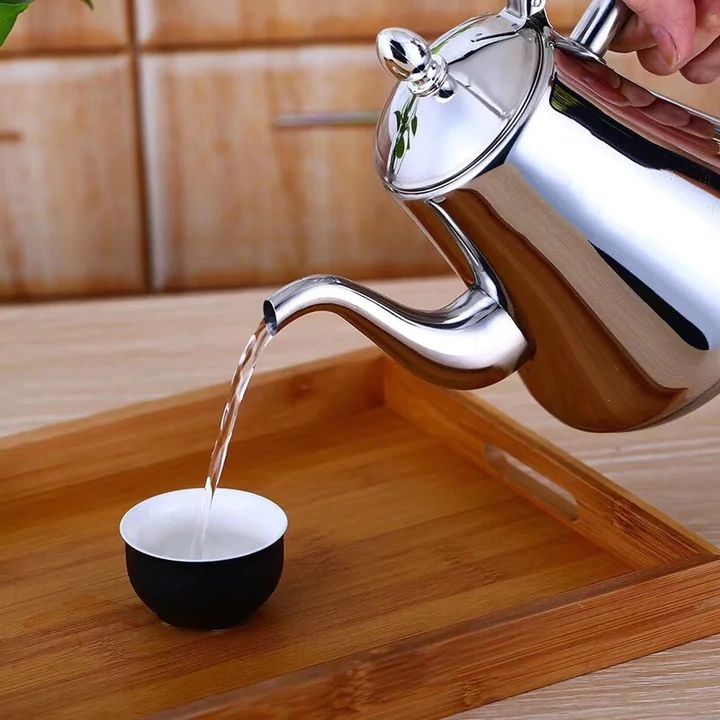 Rustfrit Stål Induktionskedel med Integreret Filter