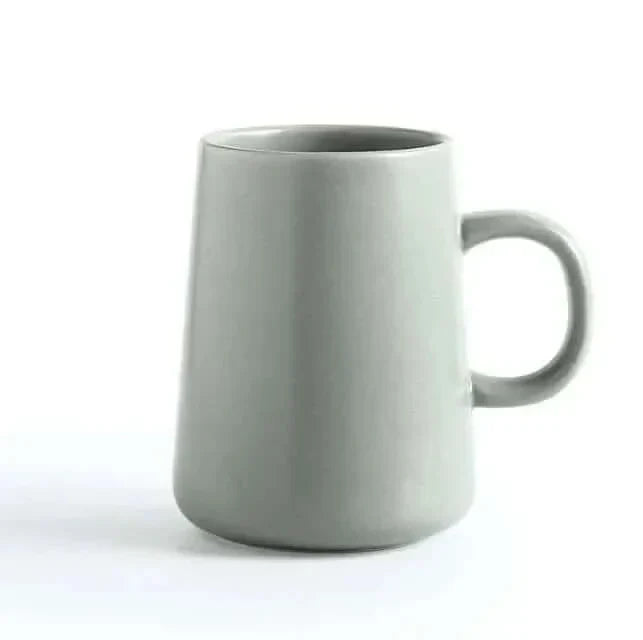 Ekstra-Stor Stentøjs Kaffe Kop 15 oz i Brun eller Grå