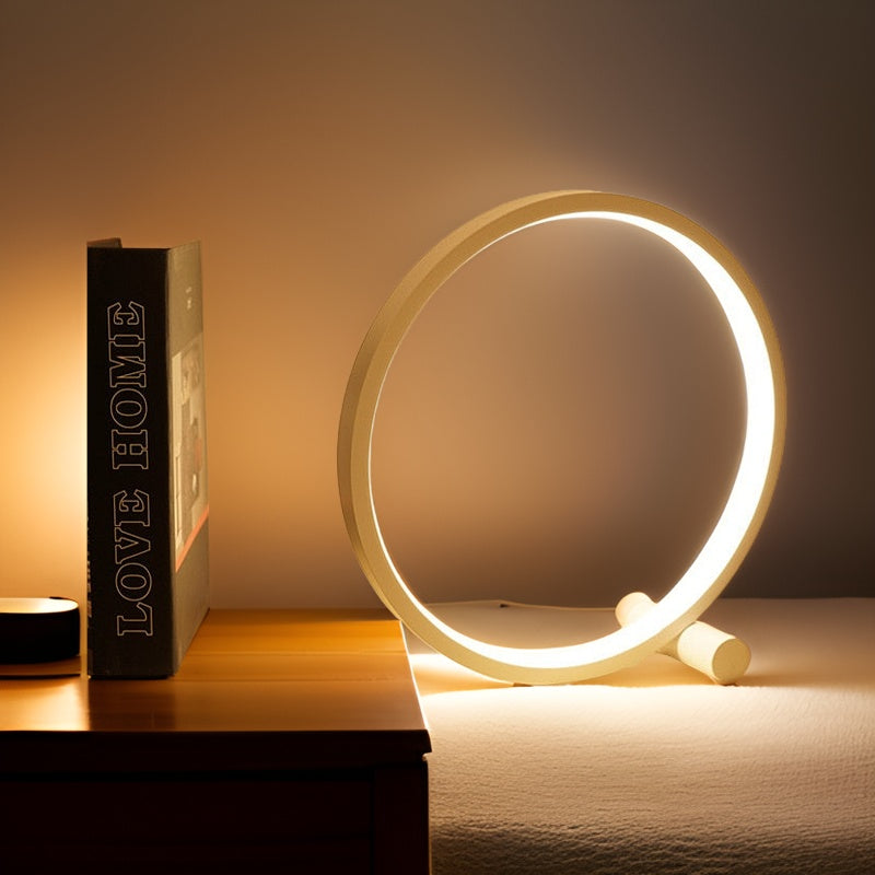 Dæmpbar LED Bordlampe med Berøringssensor og Halo Design