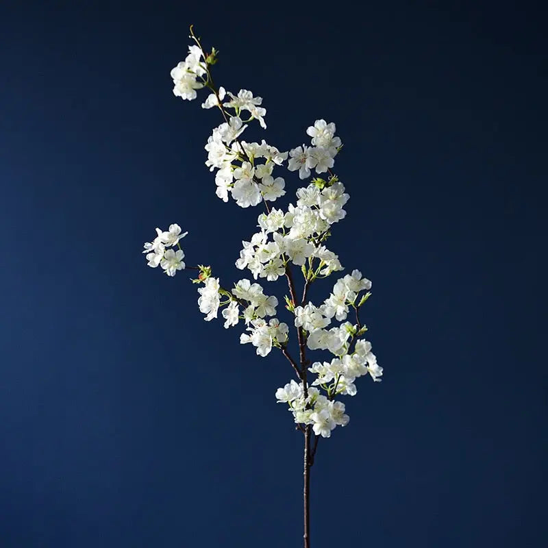 Realistisk Silke Kirsebærblomst Gren 109 cm