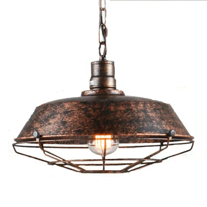 Industriel Vintage Jern Pendel Lys Chandelier