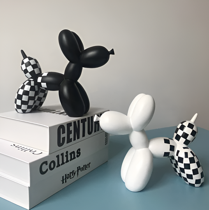 Balloon Dog Skulptur i Resin - 5 Farver