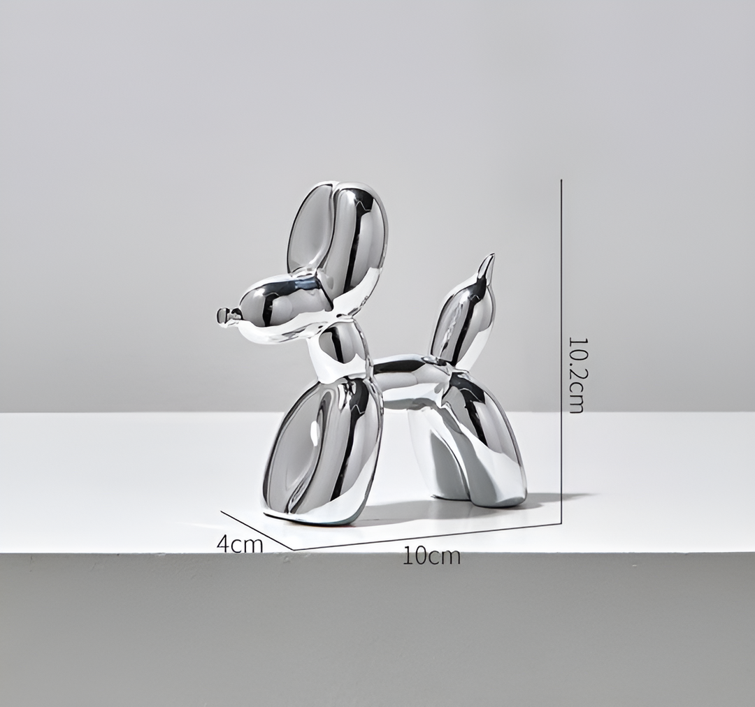 Balloon Dog Skulptur i Resin - 5 Farver