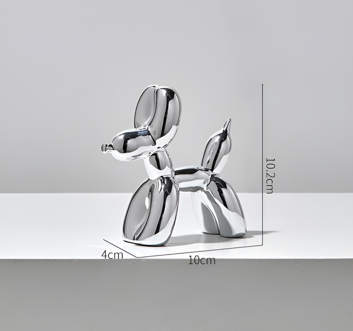 Balloon Dog Skulptur i Resin - 5 Farver