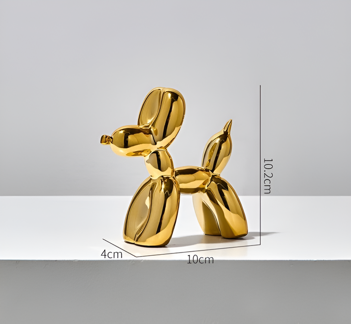 Balloon Dog Skulptur i Resin - 5 Farver