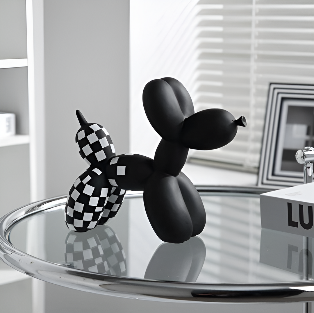 Balloon Dog Skulptur i Resin - 5 Farver