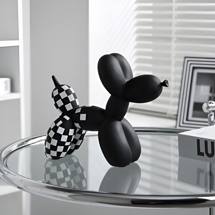 Balloon Dog Skulptur i Resin - 5 Farver