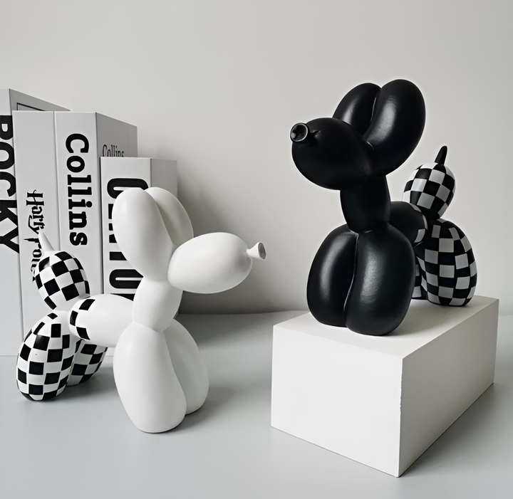Balloon Dog Skulptur i Resin - 5 Farver