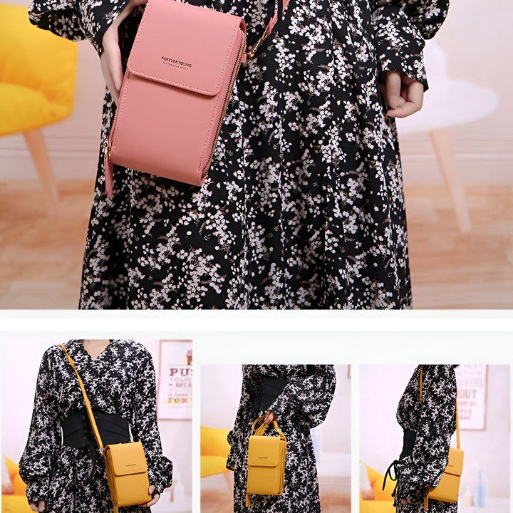 Stilfuld Crossbody Pung med Justerbare Stropper