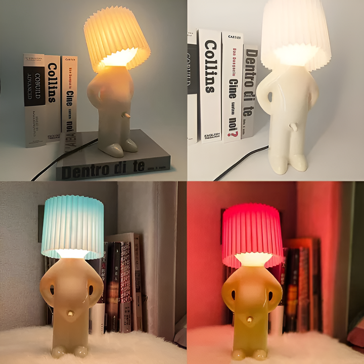 LED Bordlampe med Skørt Design og Energivenlig Funktionalitet