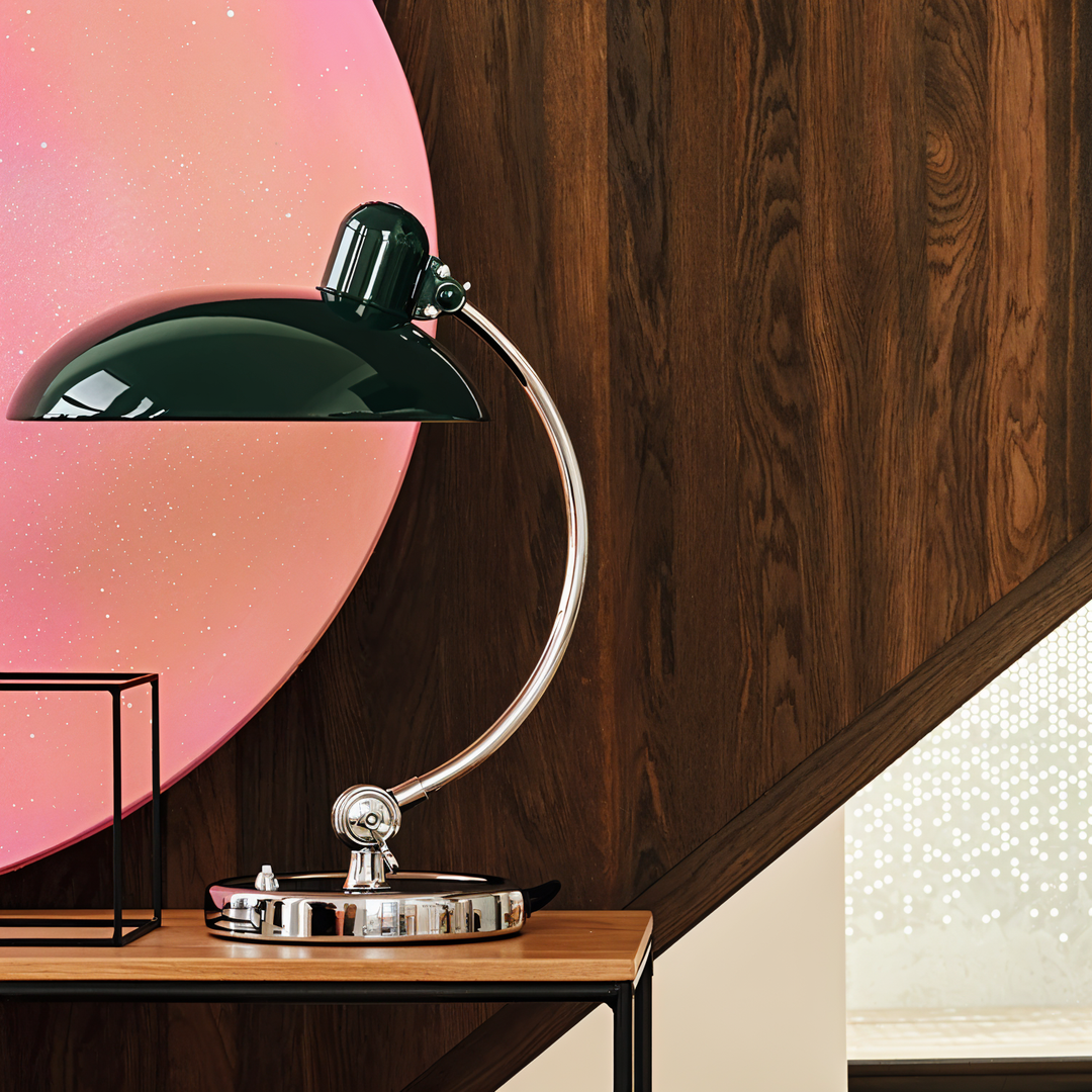 Justerbar Vintage Jern Kuppel Bordlampe til Skrivebord