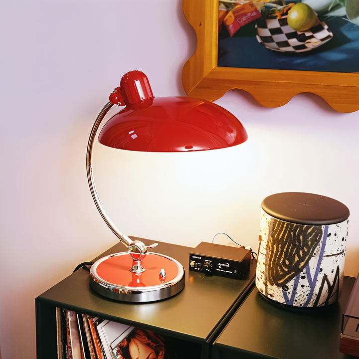 Justerbar Vintage Jern Kuppel Bordlampe til Skrivebord