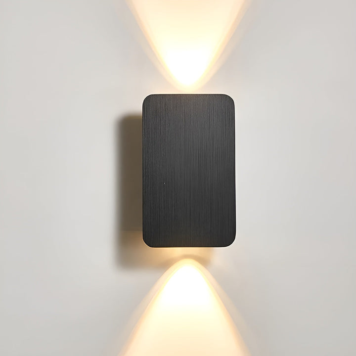 Minimalistisk LED Væglampe i Sort, Grå, Guld eller Brun
