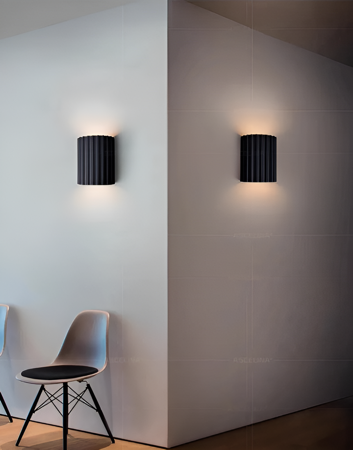 Moderne Resin LED Væglampe i Skandinavisk Design