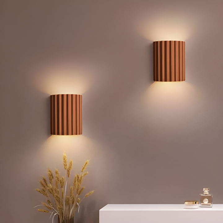 Moderne Resin LED Væglampe i Skandinavisk Design