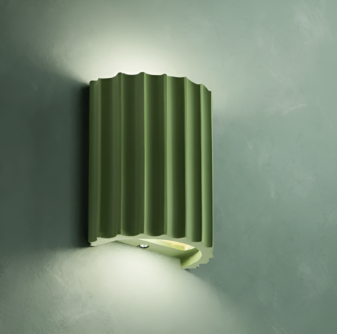 Moderne Resin LED Væglampe i Skandinavisk Design