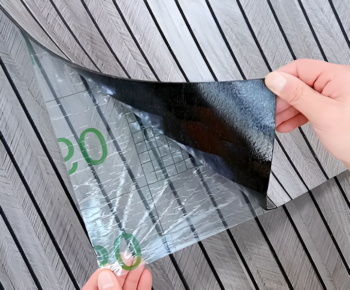Selvklæbende 3D PVC Vægpaneler med Trælook