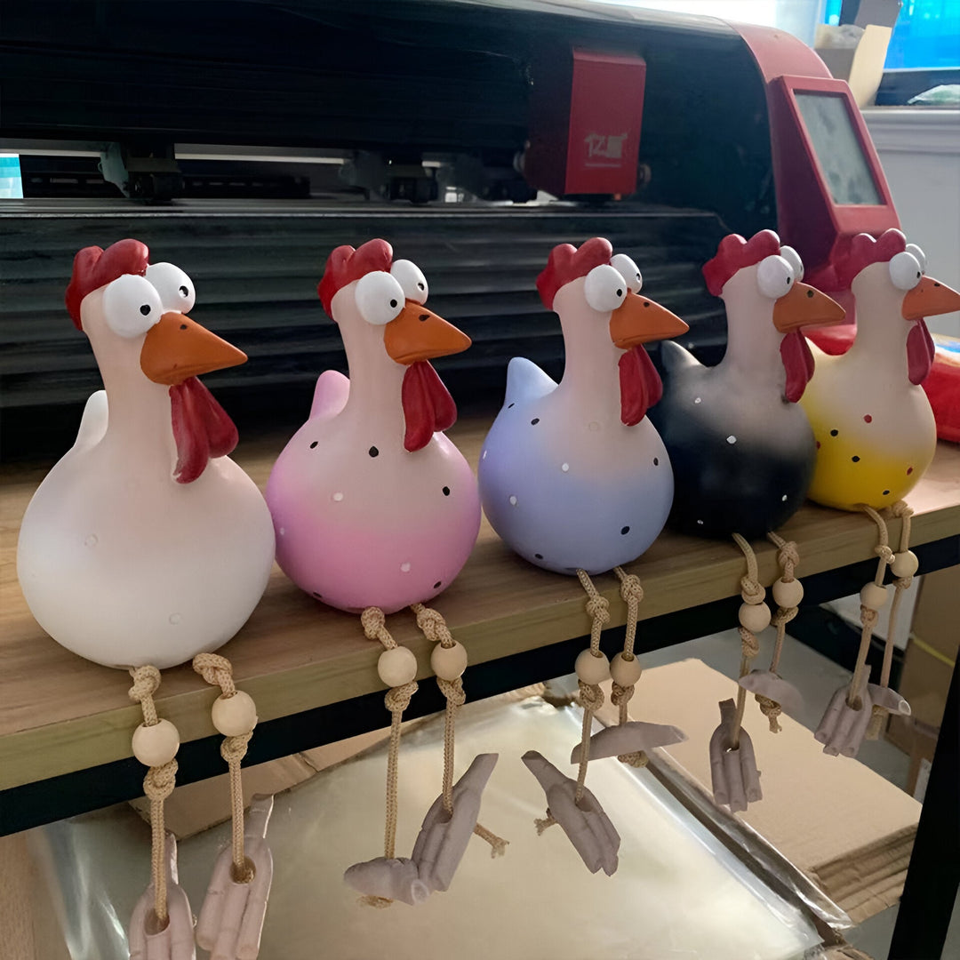 Vejrbestandig Hare Statue med Store Øjne til Haveindretning