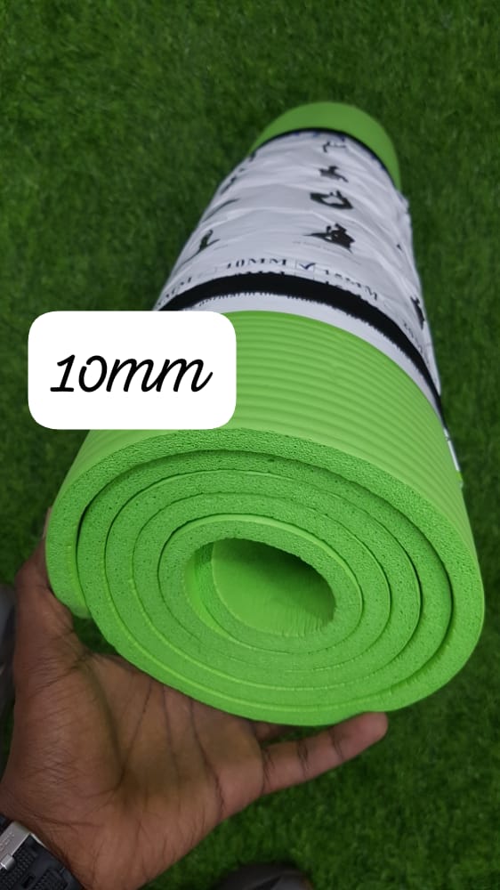 Skridsikre Yogamåtter i Lively Farver - 4mm, 6mm, 10mm