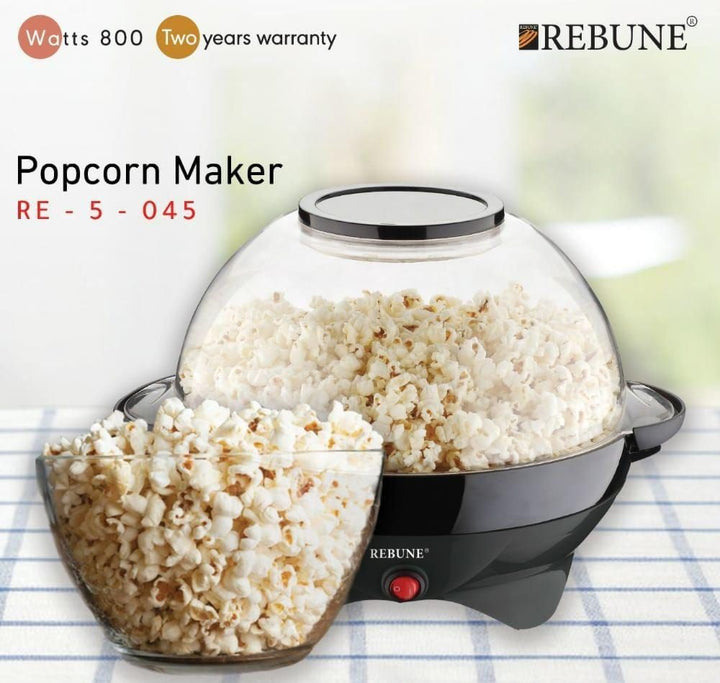 Elektrisk Popcornmaskine med Non-Stick Overflade