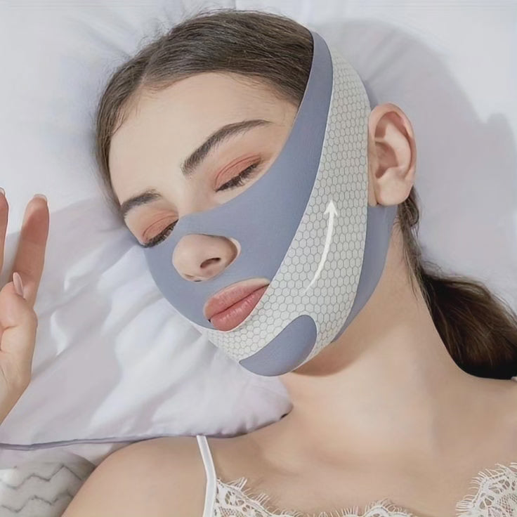 Løftende Ansigtskontur Maske med Justerbar Pasform