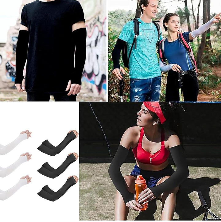 UV Beskyttende Armærmer til Mænd og Kvinder - Letvægts Polyester til Udendørs Sport
