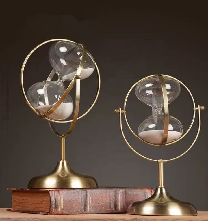 Spinning Timeglas Timer - 30 Minutter i Glas