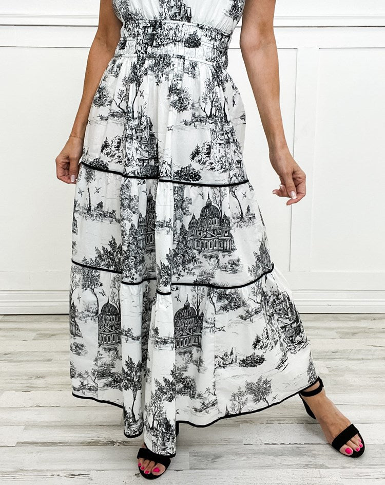 Camille™ | Klassisk Toile Maxi
