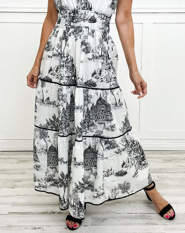 Camille™ | Klassisk Toile Maxi