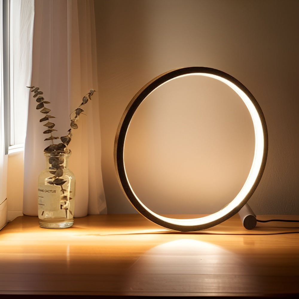 Dæmpbar LED Bordlampe med Berøringssensor og Halo Design