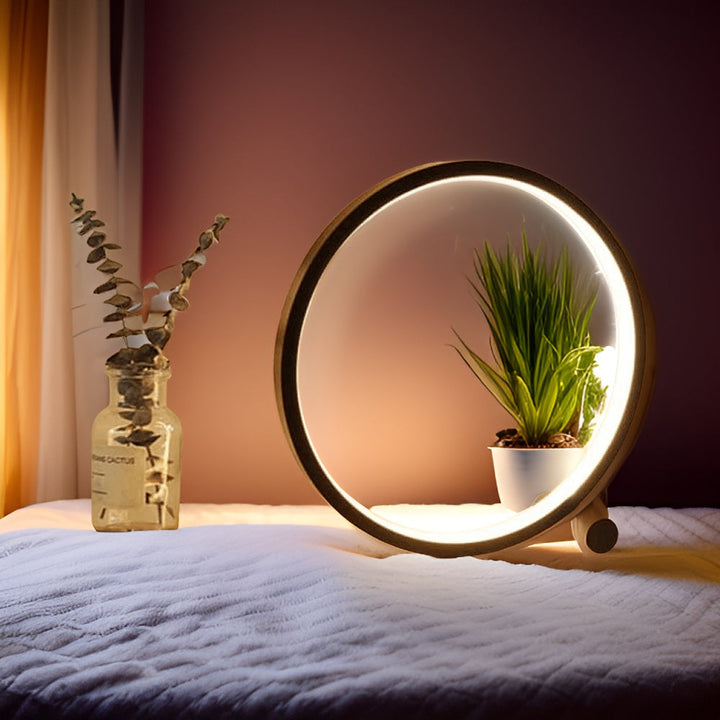 Dæmpbar LED Bordlampe med Berøringssensor og Halo Design