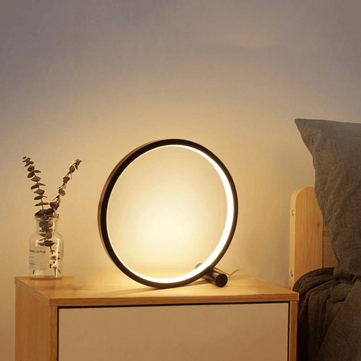 Dæmpbar LED Bordlampe med Berøringssensor og Halo Design