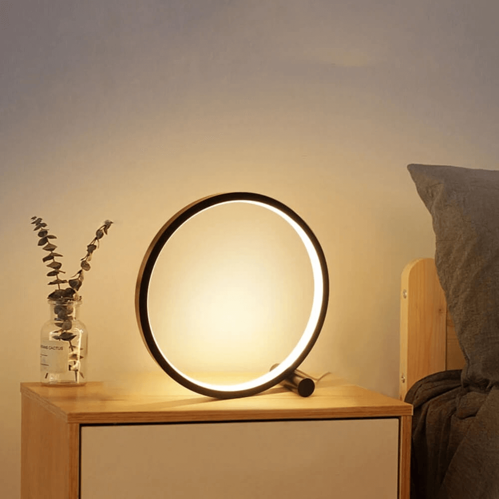 Dimmbar Touch Bordlampe med Halo Design